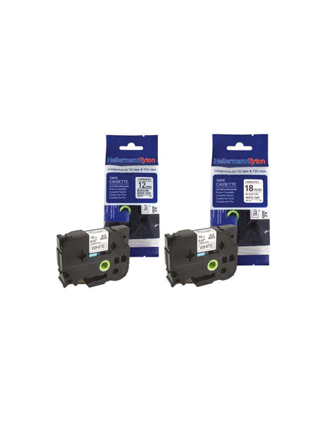 HellermannTyton : HTZ Label Tape 6mm x 8.0M  on White - (HTZ211)