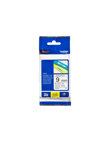 HellermannTyton : HTZ Label Tape 9mm x 8.0M  on White - (HTZ221)