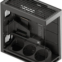 Aerocool HAVN HS 420 VGPU Edition Black EATX case - Adjustable GPU Bracket - Supports 11 fans (0 incl) - 4x 3.5''or 8x 2.5'' Aerocool