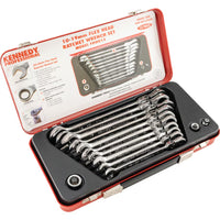 Kennedy 10-19mm FLEX HEAD RATCHET SPANNERSET 13PC