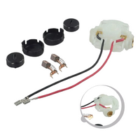 Carbon Brush Kit IDC ENDBELL - 638448-2 Plastic - Complete with 1 x Carbon Brush set (191971-3) - 2 x Brsuh Holder Cap (643954-4) - 2 x Holder Cap Cover (419518-4)