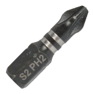 IMPACT PHIL.2 X 25MM INSERT BIT BULK PH2