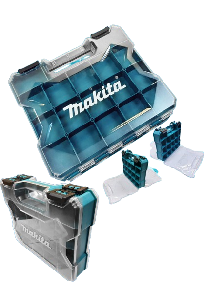 Makita Plastic case with dividers - E-26870