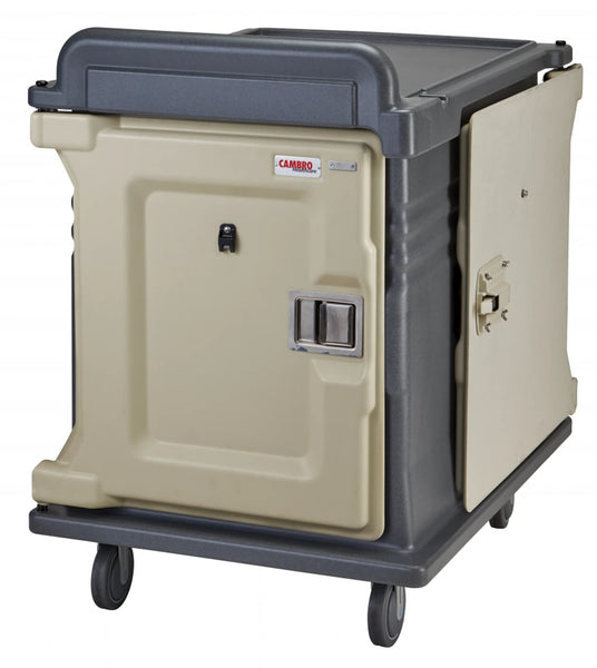 Cambro Meal Delivery Cart: Dual Access, 10 Tray, Granite Gray - Healthcare Food Service Solution