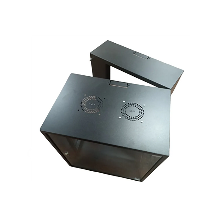ZONE LITE 9U 400+200MM SWING FRAME BLACK WALL MOUNT CABINET,ZELI-9U/400/200/1F/NE