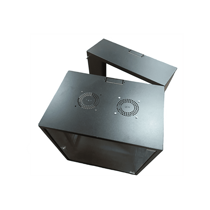 ZONE LITE 6U 400+200MM SWING FRAME BLACK WALL MOUNT CABINET,ZELI-6U/400/200/1F/NE