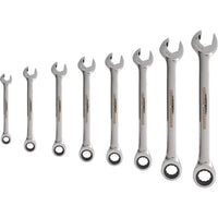 Kennedy 8-19mm DOUBLE RATCHETCOMBINATIONSPANNER SET 8-PCE