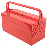 TorkCraft Red Mechanics Tool Box 172-Piece Set Open, Wrenches, Sockets, Pliers 
