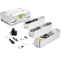 Festool DOMINO CONN. R KV-SYS D8 Connector Set with Systainer - Chavda.com