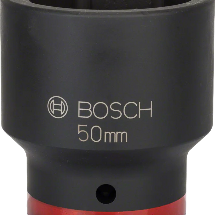 Bosch 50mm Impact Socket - Heavy Duty Metric Socket for Power Tools, Automotive Use