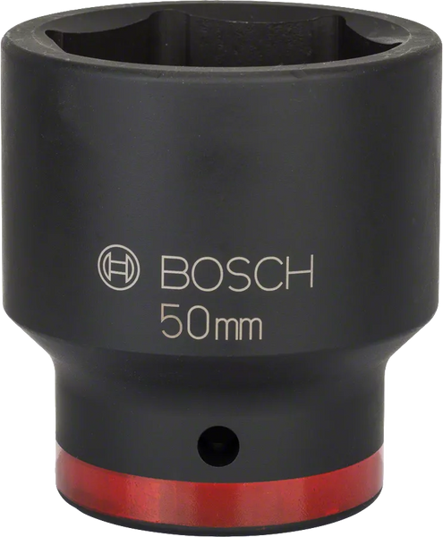 Bosch 50mm Impact Socket - Heavy Duty Metric Socket for Power Tools, Automotive Use
