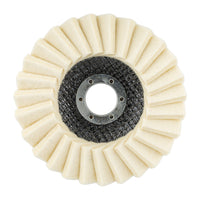 Tork Craft Flap Disc Wool Felt 115 Mm X 22.23 Mm Tcfd Polishing Tcwf115 1