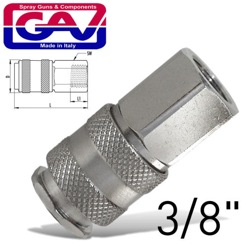 Gav Universal Quick Coupler 3/8 F Gav Uni A2