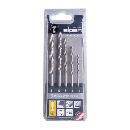 Alpen Set Impulzor Impact Metal Hex Atm5 5 Tlg 3.0 4.0 5.0 6.0 8.0 Mm Alp570000051