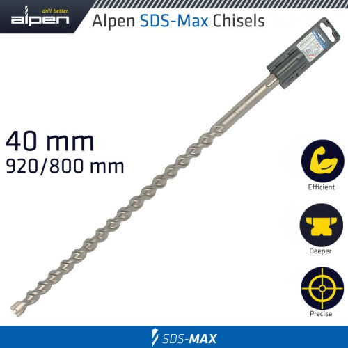 Alpen Sds Max Drill Bit 920 X800 40 Mm Alp89440