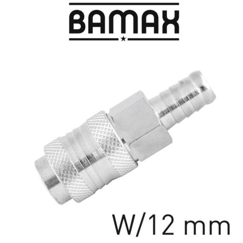 Bamax Universal Quick Coupler W/12 Mm Hose Tail Com Uni C4