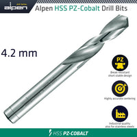 Alpen Alpen Cobalt Drill Short Bulk 4.20 Mm Alp9010042