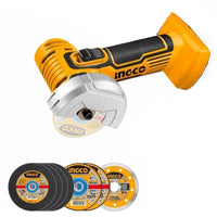 INGCO P20S 20V Cordless Cut-off Mini Tool with Discs - Battery Sold Separately