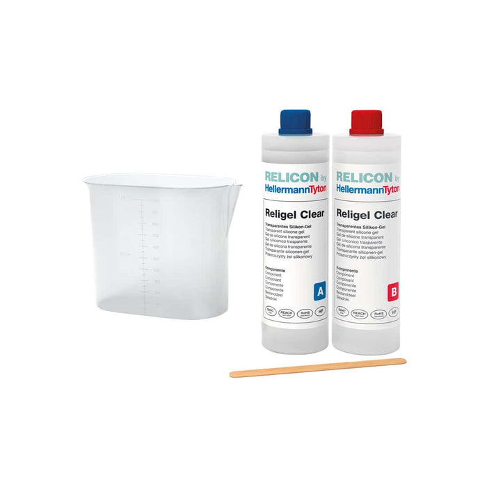 HellermannTyton : Insulation Gel Two Component 1 Litre USL Clear - (RELIGEL1LCL)