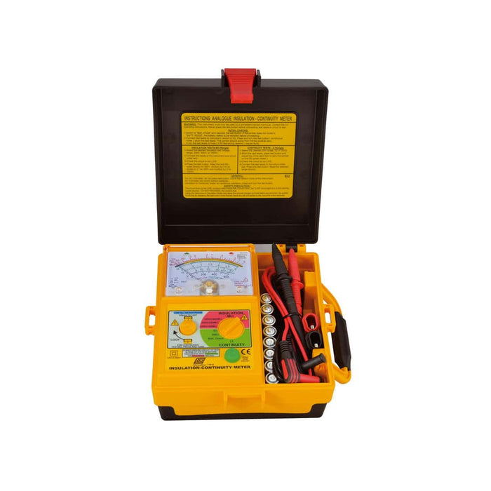 HellermannTyton : Insulation Tester Analogue 250 / 500 / 1000V - (T1832)