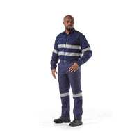 DROMEX Cargo Pants J54 Reflective Navy Blue [48] - Workwear Trousers