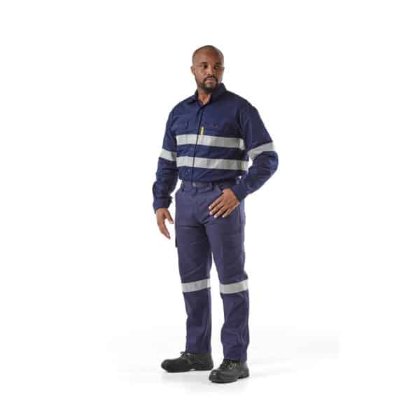 DROMEX CARGO PANTS J54 W/REFL N/BLUE [32]  DW-CARGO-PRT32