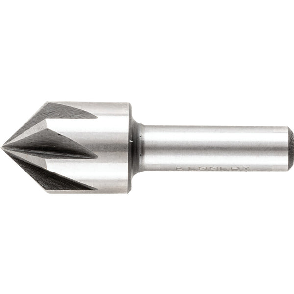 SHERWOOD 1/2" Countersink - 90 Degree Multi Flute Heavy Duty Stainless Steel Countersink Drill Bit