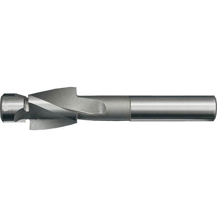 Sherwood 8mm HSS 3 Flute Straight Shank Spot/Flat Counterbore - Cutting Tool for Metalworking & Woodworking