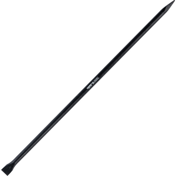 Kennedy 42mm Crowbar: Chisel & Point End, 1200mm Heavy-Duty Pry Bar. Wrecking Bar Construction Tool