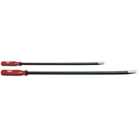 Kennedy Pry Bar Set, 2-Piece. Plastic Handle Pry Bars, Hand Tools for Prying and Lifting.
