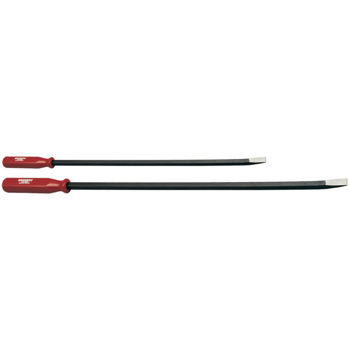 Kennedy Pry Bar Set, 2-Piece. Plastic Handle Pry Bars, Hand Tools for Prying and Lifting.
