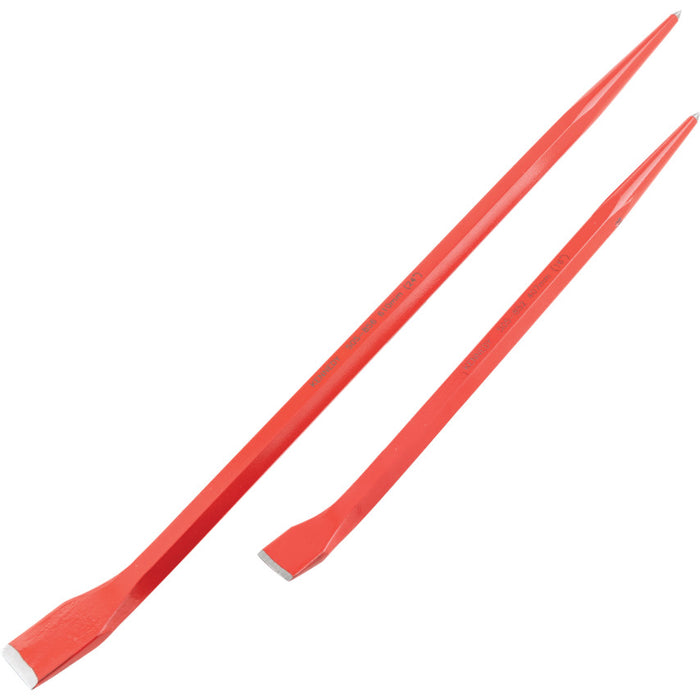 KENNEDY Line Type Pry Bar Set (2-Piece) | Heavy Duty Pry Bars for Industrial & DIY Use