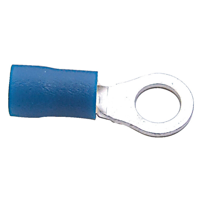 KENNEDY 10mm Blue Ring Terminal - Electrical Wire Connector - Pack of 100 - chavda.com