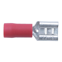 Red Insulated Female Push-On Connector 6.3mm - Electrical Terminal for 22-16 Gauge Wire - Shop at chavda.com