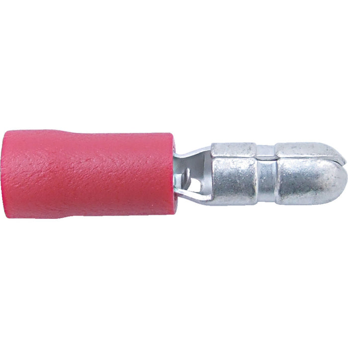 KENNEDY 4.00mm Red Male Bullet Connector | Electrical Wiring Connector at chavda.com