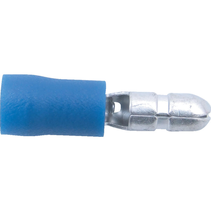 Kennedy 4mm Male Bullet Connector - Blue Electrical Wiring Terminal