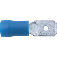 KENNEDY 6.3mm Male Tab Blue Electrical Connector - Insulated Spade Terminal