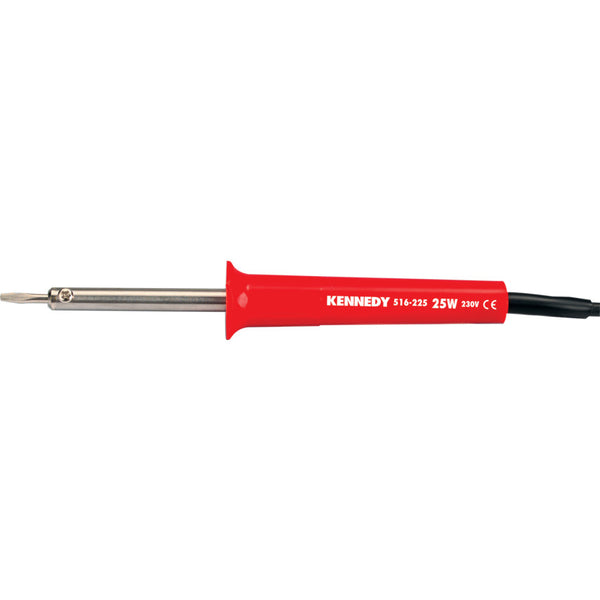 KENNEDY 516-225 25W Soldering Iron. 230V UK Plug - Durable, Reliable, and Perfect for Electronics Soldering.