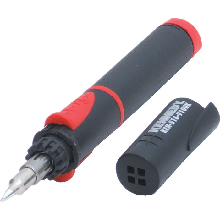 Kennedy Butane Soldering Iron KEN-516-9100K Portable Cordless Soldering Kit for Electronics & DIY Projects