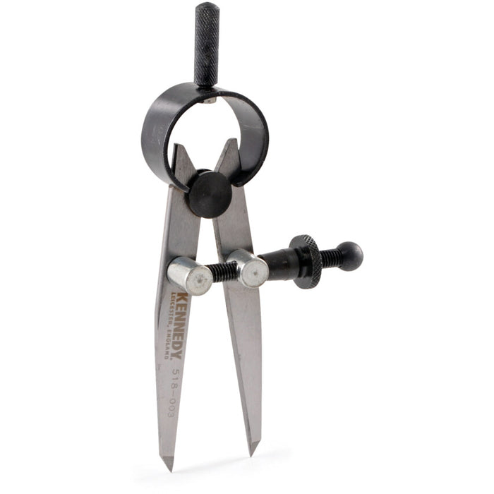 Kennedy 3-inch Spring Dividers - Precision Marking Tool for Metalworking & Crafts