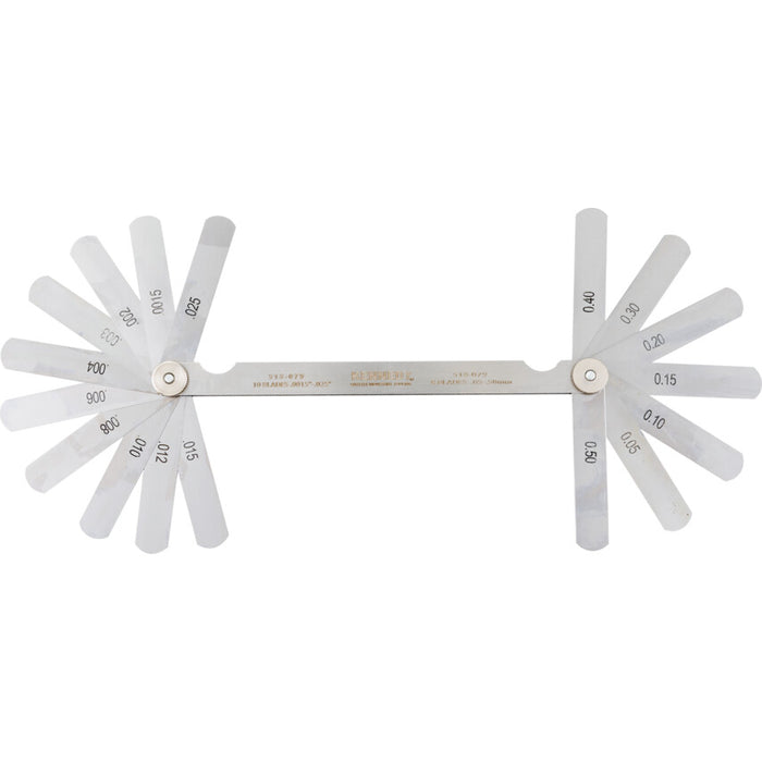 Kennedy Feeler Gauge: Metric & Imperial Gap Measuring Tool.  .0015