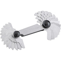 KENNEDY Screw Pitch Gauge, 60 Degree Thread Identifier, Imperial Metric Measurement Tool
