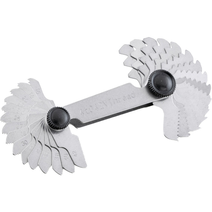 KENNEDY Screw Pitch Gauge, 60 Degree Thread Identifier, Imperial Metric Measurement Tool