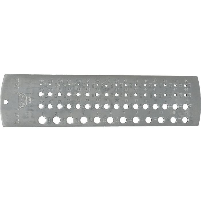 Kennedy Imperial Drill Gauge No. 1-60 - Drill Size Identifier Tool for Precise Measurements
