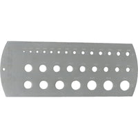 KENNEDY Metric Drill & Rod Gauge 1.5-12.5mm - Steel Size Identifier Tool