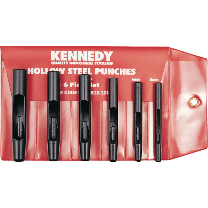 Kennedy Hollow Steel Punch Set - Quality Industrial Tooling for Hole Making