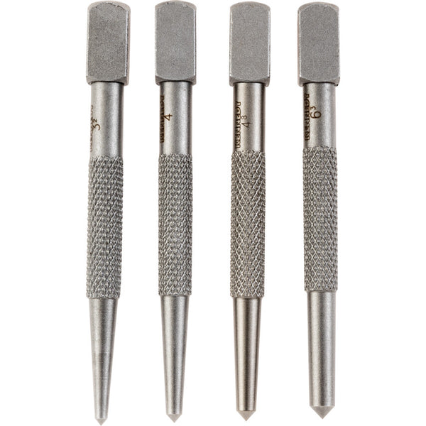Kennedy SQUARE HEAD CENTRE PUNCHES SET OF4