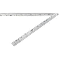Kennedy 600mm Folding Steel Ruler: Durable & Precise Measuring Tool for Professionals & DIY Enthusiasts