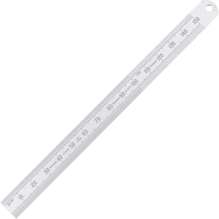 Metal Ruler - Millimeter Scale Precision Tool for Measurements - 150mm