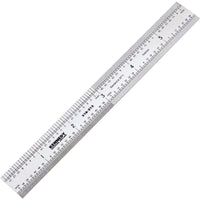 Kennedy Steel Ruler: Stainless Steel, 6 inch/150mm Precision Measuring Tool - Ideal for Engineering & DIY